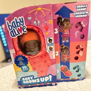 New Baby alive baby grow up doll in new excellent condition never been open